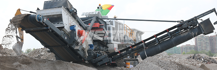 Guangzhou 300t/h construction waste treatment line