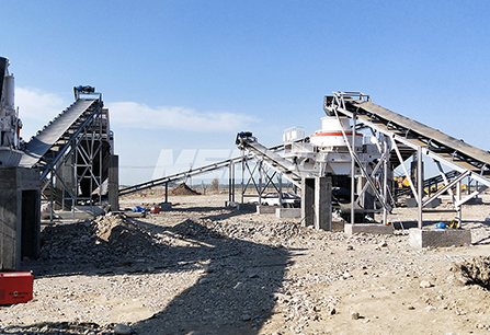 200tph limestone sand production line in Guizhou